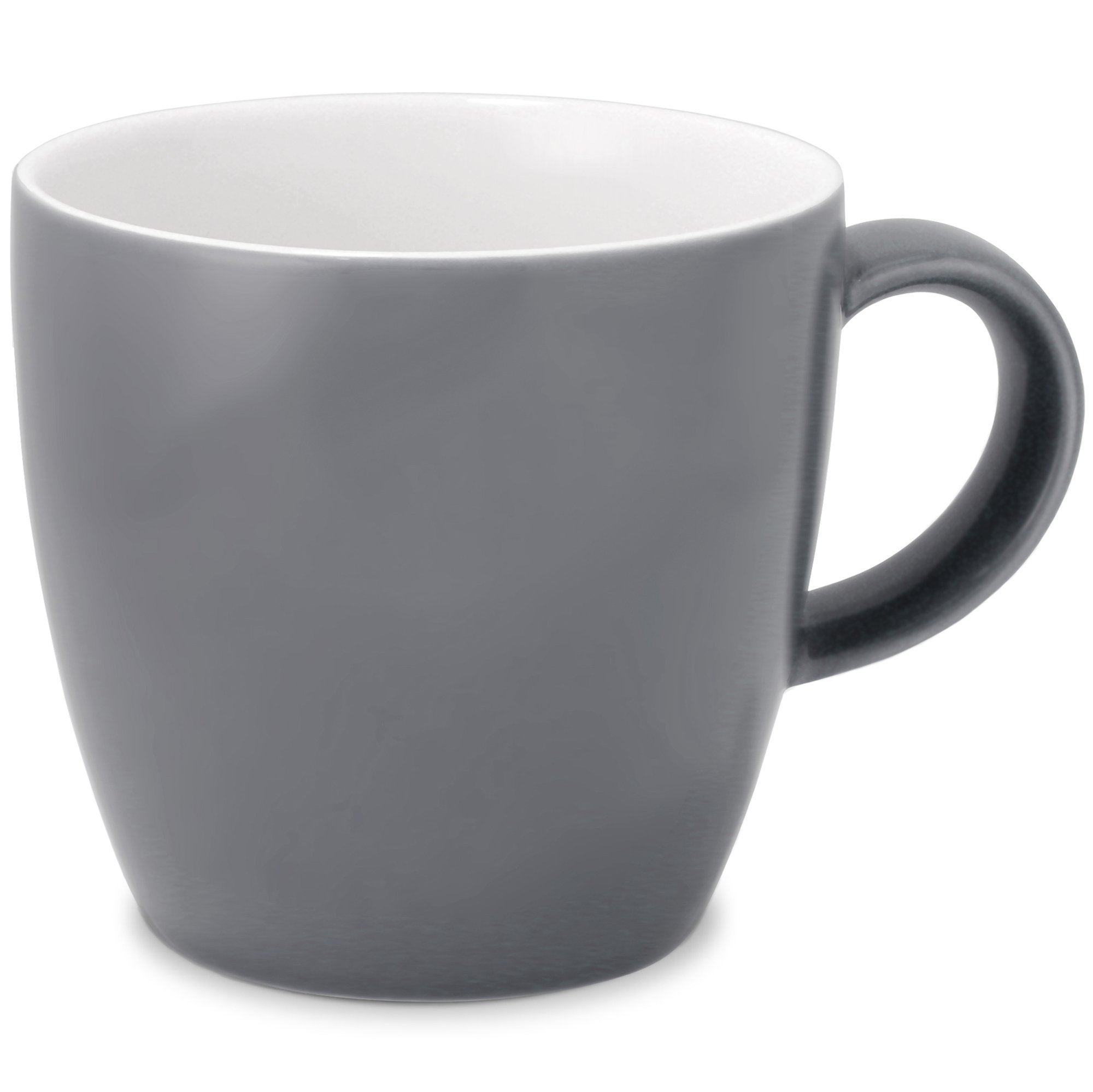 FORLIFE Uni Tea/Coffee Cup with Handle (Set of 4), 11 oz, Gray