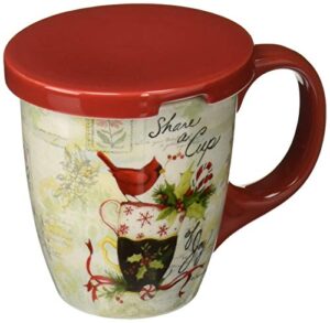 lang " holiday tea cup set, multicolor
