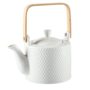 toichi japanese ceramic tea cups 6 oz, teacups tea gifts, 1 cup (black)
