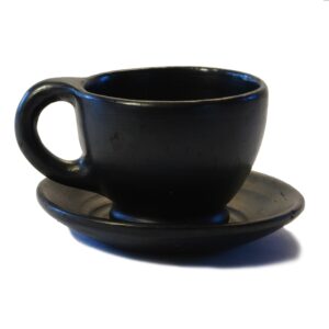 ancient cookware, chamba clay coffee cup, 7 ounces