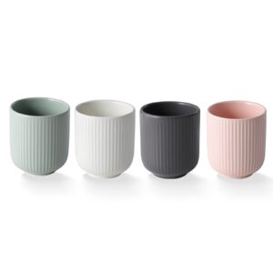 lxuwbd traditional japanese tea cup, ceramic tea set, chinese tea cupyunomi tea cup, matcha bowl, matcha tea set (4 colors)