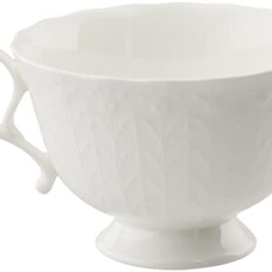 Narumi 9968-2406P Cup Saucer, Silky White, 6.8 fl oz (200 cc), Tea and Coffee Cup, Microwave Safe, Dishwasher Safe