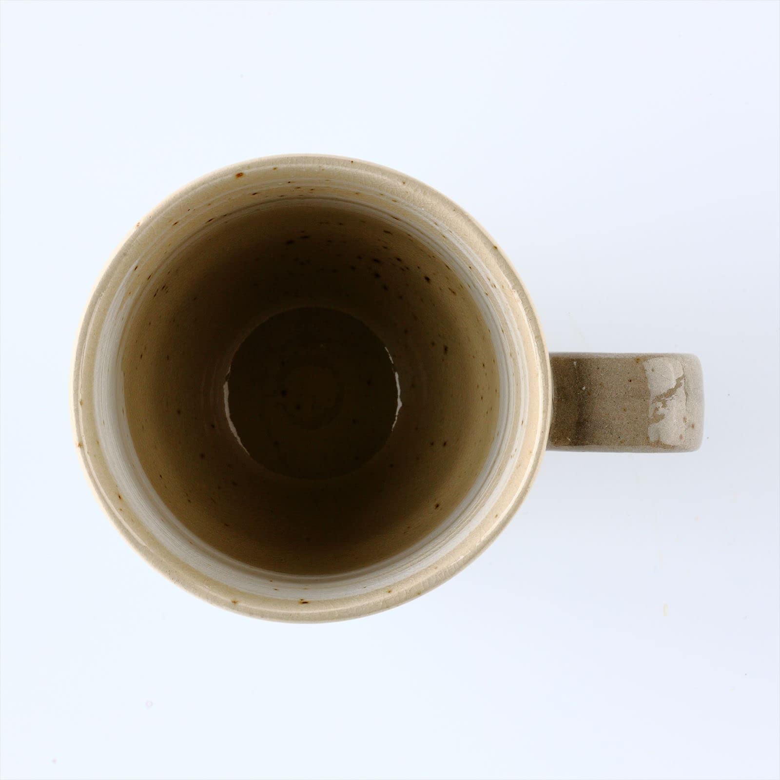 Japanese Mino Yaki(Ware) Ceramic Coffee Mugs Set of 2, Japanese Poem Owl Design, Gray 8.8 fl oz, Handmade Tea Cups, for Tea Ceremony, Green Tea, Matcha Tea, Japanese Cute Gifts