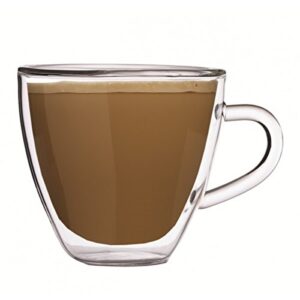 Brilliant - Double Wall Heart Espresso Cup 1.5 oz. Set of 2