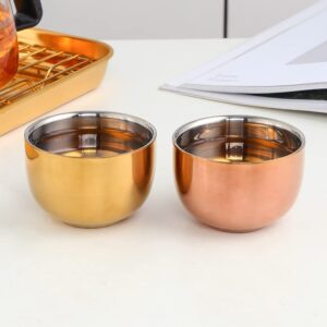 Buyer Star Stainless Steel Tea Cups, Espresso Cups, Double Wall Vacuum Insulated Mini Cups Set of 6