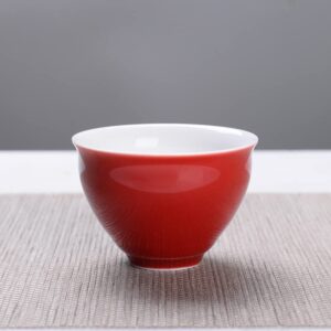 Small Teacup Small teacups bul Traditional Chinese Tea Cup Tea Cup Without Handle Porcelain Teacup Kung Fu Tea Cup Handmade Tea Cup (h)