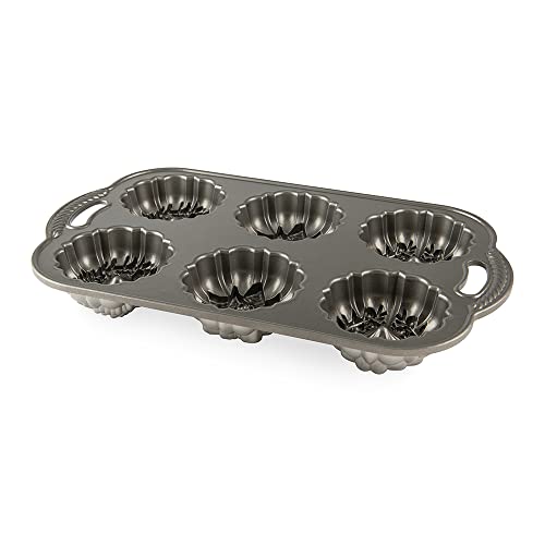 Nordic Ware Wreathlettes Cakelette, 4-Cup, Silver