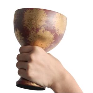 N+B for Indiana Jones Holy Grail Cup, Resin Cup Christ Chalice Halloween Decorations Replica Prop Cup Fancy Collection Gift Cup Crusade Craft Collection Gift