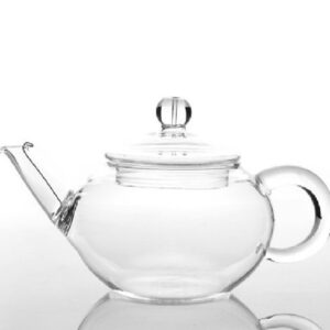 Moyishi Glass Teapot Tea Cup Glass with Infuser and Lid Green Tea Cup (200ml Tea pot)