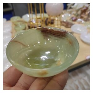 mrxfn crystal rough natural crystal rough exquisite natural afghan jade teacup chinese kung fu tea bowl retro style hand-carved jades stone health teacups home gift home decoration