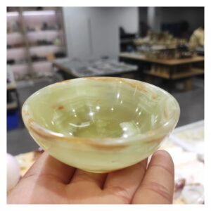 MRXFN Crystal Rough Natural Crystal Rough Exquisite Natural Afghan Jade Teacup Chinese Kung Fu Tea Bowl Retro Style Hand-Carved Jades Stone Health Teacups Home Gift Home Decoration