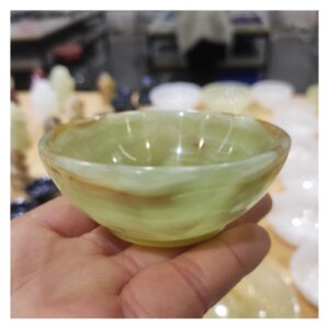 MRXFN Crystal Rough Natural Crystal Rough Exquisite Natural Afghan Jade Teacup Chinese Kung Fu Tea Bowl Retro Style Hand-Carved Jades Stone Health Teacups Home Gift Home Decoration