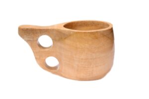 azwa nautical wooden tea coffee cup portable outdoor natural wood drinks lightweight hardwood eco-friendly drinking mug handle(#1)