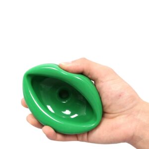 Beisto Sputum Cup, Silicone Palm Chest Percussion Cup, Sputum Remover Cup for Bed-Rest Patients Bedridden Elders to Expectorate Infant Phlegm Removing, Green