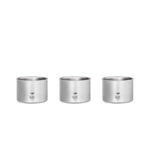 keith titanium tea set (3 double-wall cups only - ti3926)