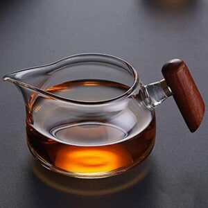 xialon 300ml chinese glass fair cup tea cup cha hai kung fu tea set tea ceremony decoration