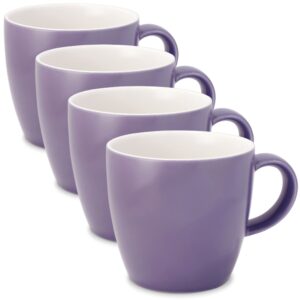 purple uni handled tea cup