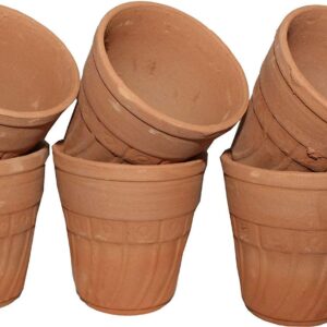 Baked Clay Khullad Cups Tandoori Chai Tea Cup Set of 6 (100ml)