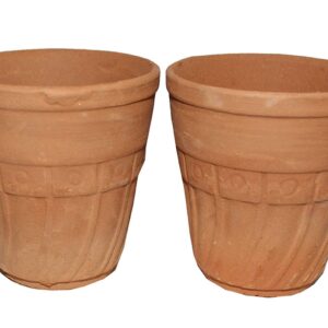 Baked Clay Khullad Cups Tandoori Chai Tea Cup Set of 6 (100ml)