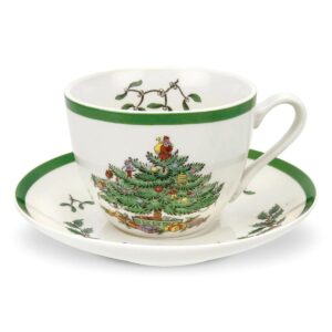spode christmas tree tea cup