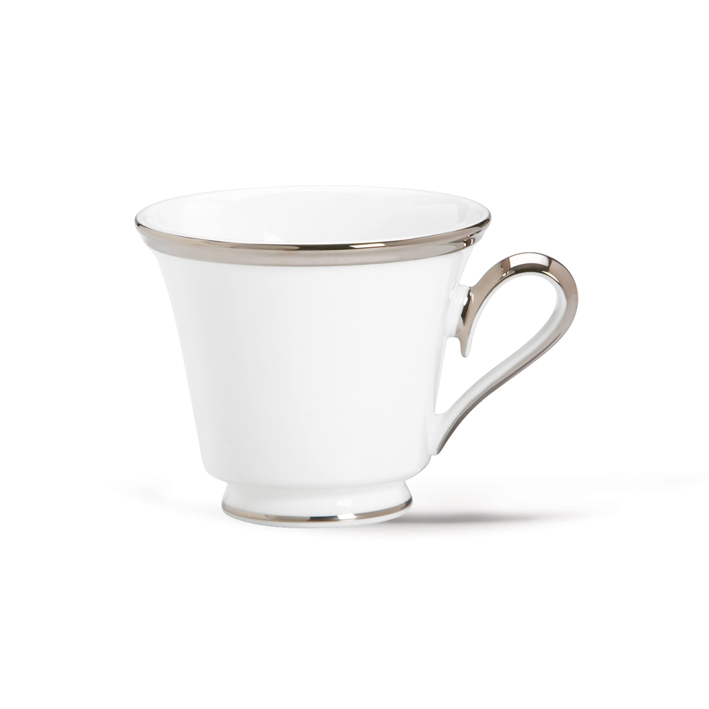 Lenox Solitaire Teacup, Cup, white, platinum