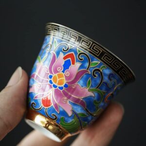 GUCTAY Traditional Chinese Tea Cup Asian cup Single tea cup Ceramic tea cup Kung Fu Tea Cup Porcelain teacup