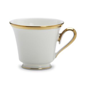 lenox eternal white teacup, cup, ivory, gold