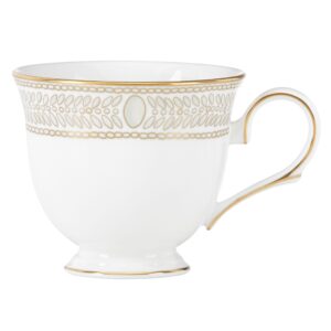 lenox gilded pearl cup, 0.45 lb, white