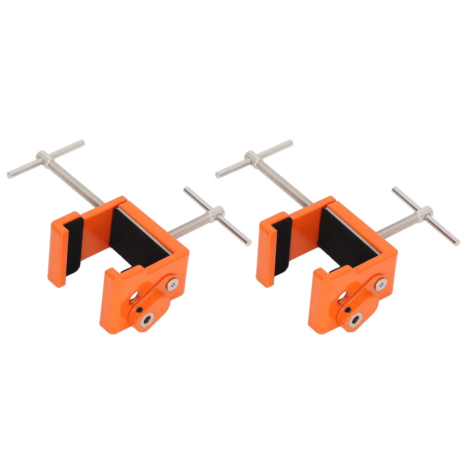 2pcs Cabinet Claw Professional Metal Cabinetry Clamp with Hex Wrench for Display Cabinet Orange Cabinet Clamps For Installing Cabinets