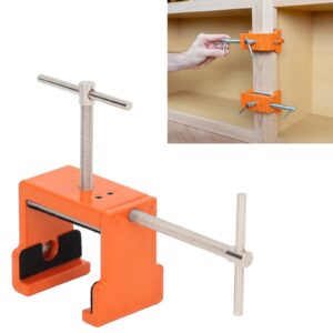 2pcs Cabinet Claw Professional Metal Cabinetry Clamp with Hex Wrench for Display Cabinet Orange Cabinet Clamps For Installing Cabinets