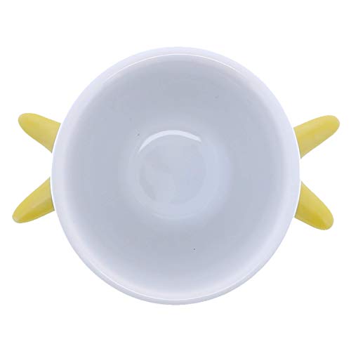 BIA Cordon Bleu White Chicken Footed Egg Cup with Yellow Feet, Set of 4