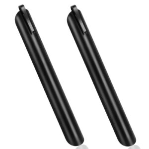 crumb sweepers, restaurant crumbers for servers, stainless steel crumb scraper, table crumber tool for waiters, waitresses and servers, crumber for server, waitress accessories (2 pack, black)