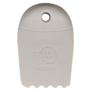 Mercer Culinary Silicone Round Arch Plating Wedge, 5mm, Gray
