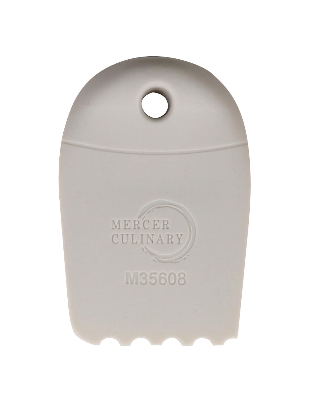 Mercer Culinary Silicone Round Arch Plating Wedge, 5mm, Gray