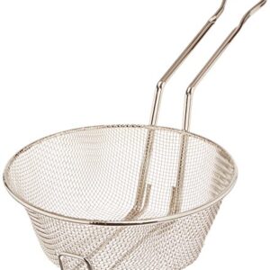 Winco Culinary Basket, 8-Inch Diameter, Fine Mesh