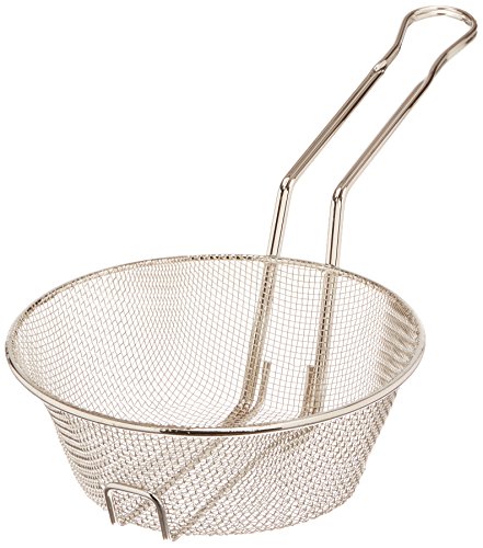 Winco Culinary Basket, 8-Inch Diameter, Fine Mesh