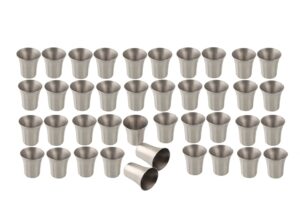 mayur exports communion ware set of 120 small holy cups stainless steel communion fellowship cups