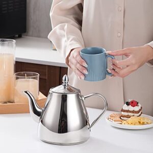 SANQIAHOME Stainless Steel Teapot Coffee Servers 1500ml