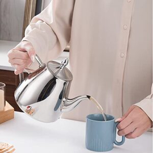 SANQIAHOME Stainless Steel Teapot Coffee Servers 1500ml