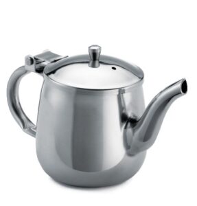 tablecraft products 10 ounce gooseneck teapot stainless steel