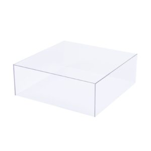 balsa circle 14-inch clear acrylic display box cake stand centerpiece pedestal riser party wedding decorations supplies