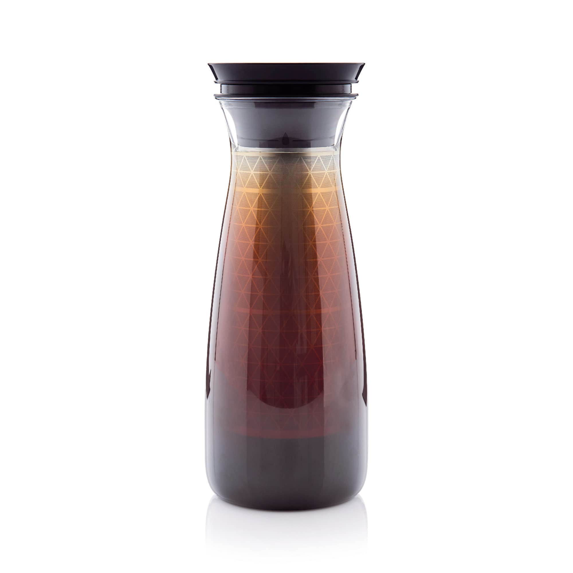 TUPPERWARE Brand Cold Brew Carafe - Coffee & Tea Container with Cover - Includes Brewing Mesh - Easy to Clean & Drain - BPA Free