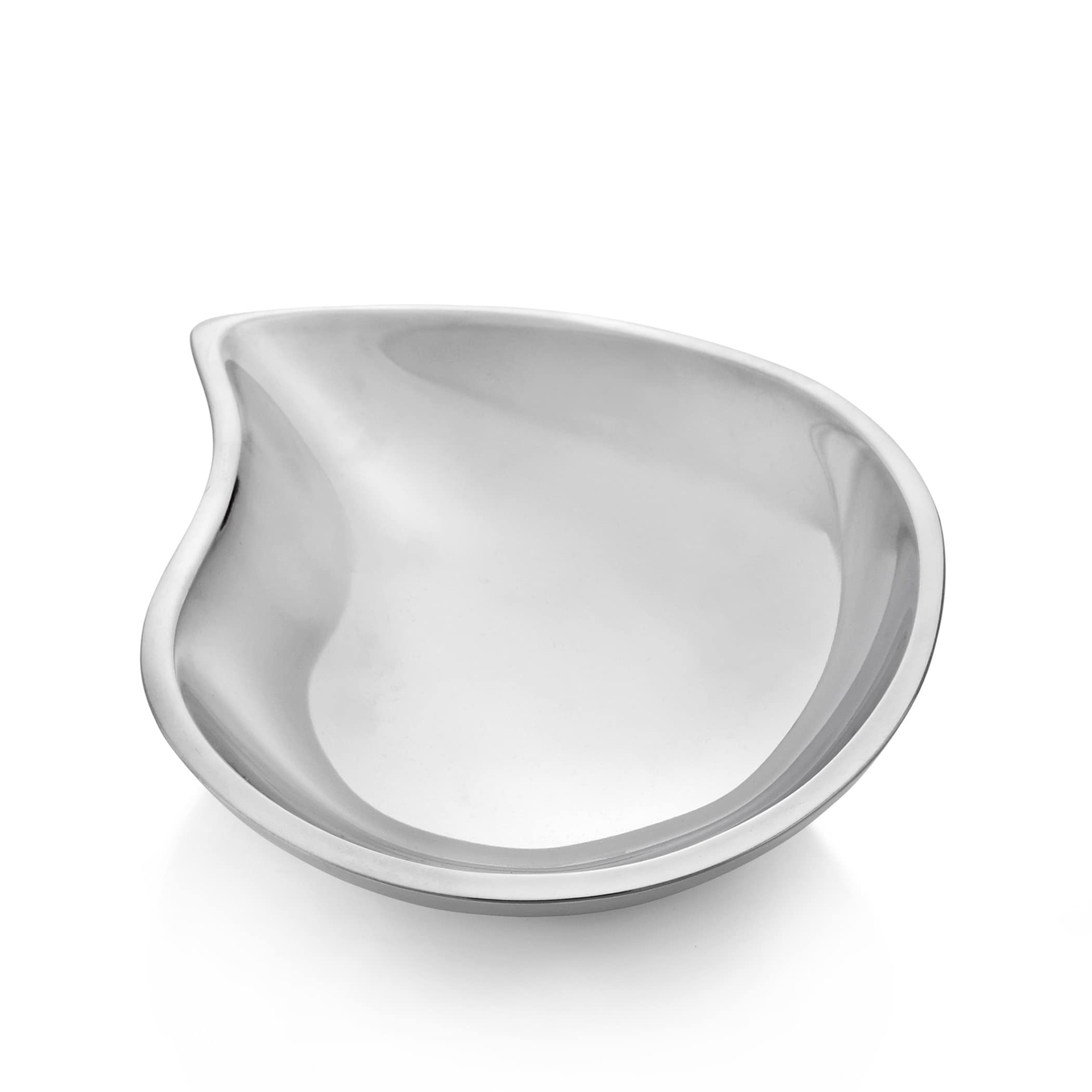 nambe Teardrop Bowl | 13-inch Serving Bowl for Salad, Side Dishes, Pasta, and Appetizers | Use as a Catchall, Fruit Bowl, Decorative Centerpiece for Table | Made of Metal Alloy