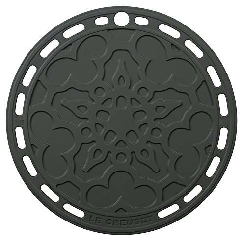 Le Creuset Silicone French Trivet, 8" , Oyster