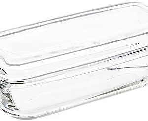 Anchor Hocking Presence Design Butter Dish with Cover