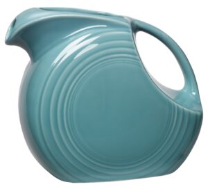fiesta 67-1/4-ounce large disk pitcher, turquoise