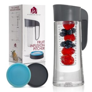 Wyndham House Fruit Infusion Pitcher, 60 Ounce, With Freezer Gel Base