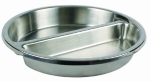 round divided food pan for 6 qt chafer
