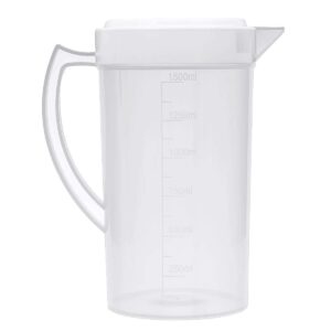 aislor plastic straining gallon pitcher,dishwasher safe white 1500ml
