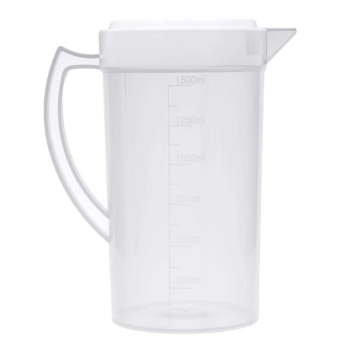 Aislor Plastic Straining gallon pitcher,Dishwasher Safe White 1500ml